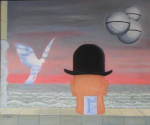 Voir le détail de cette oeuvre: Hommage a Magritte